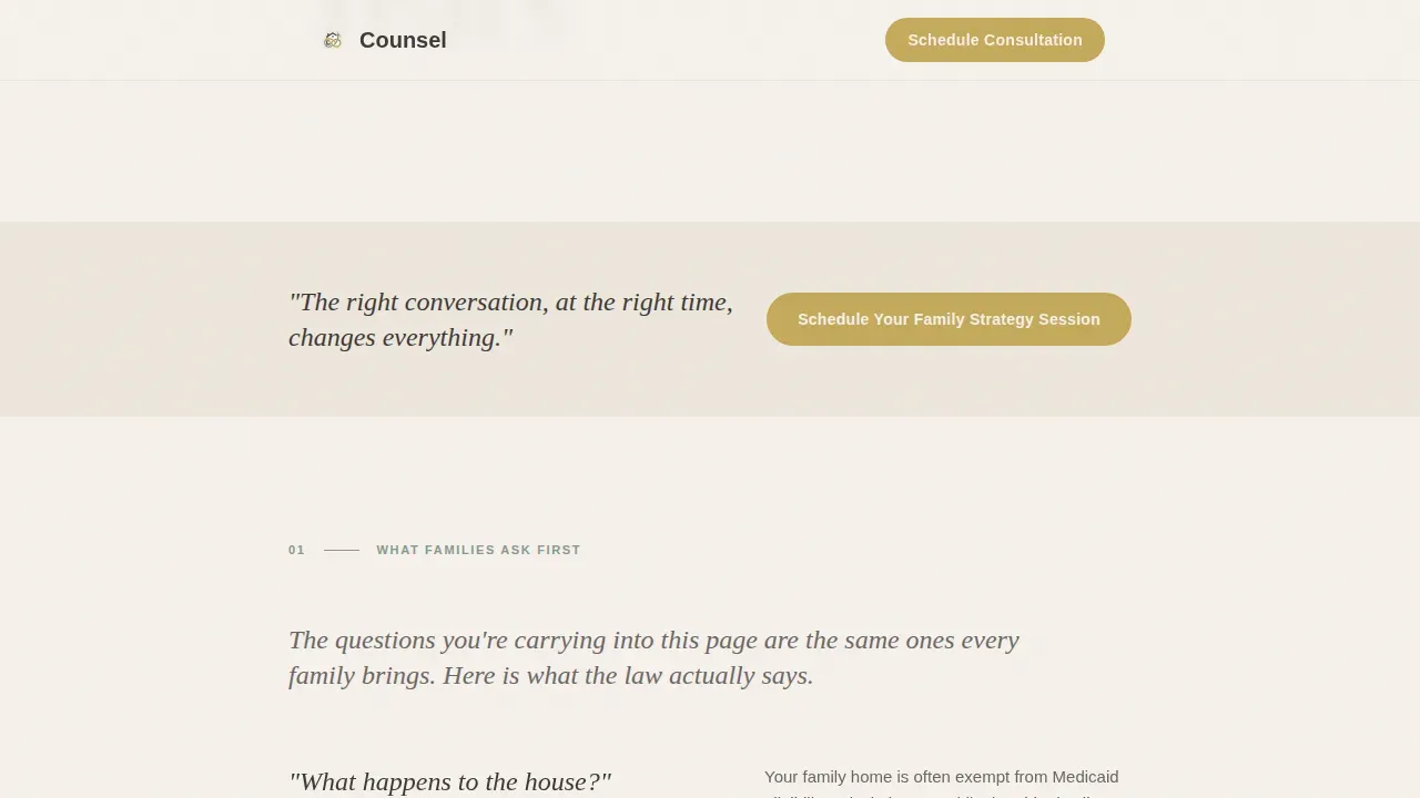 Expert Law Firm & Attorney Appointment Booking Website Template