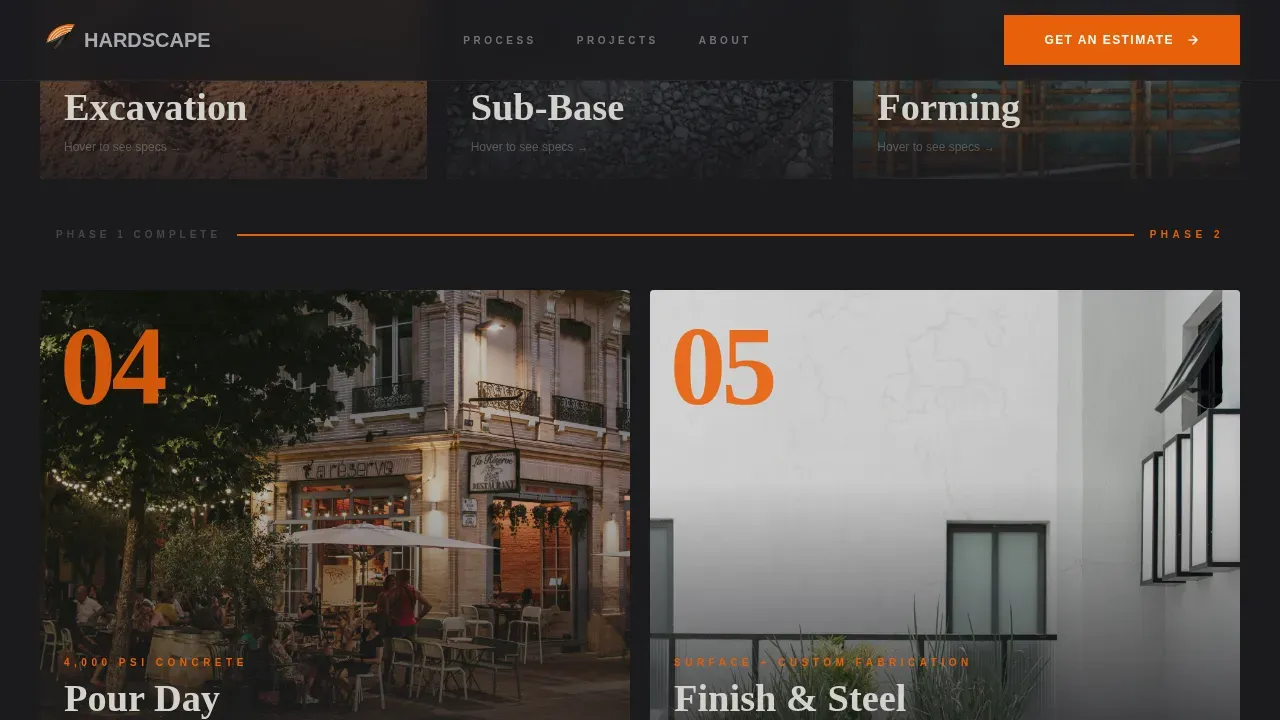 Expert Restaurant Patio Landing Page Template