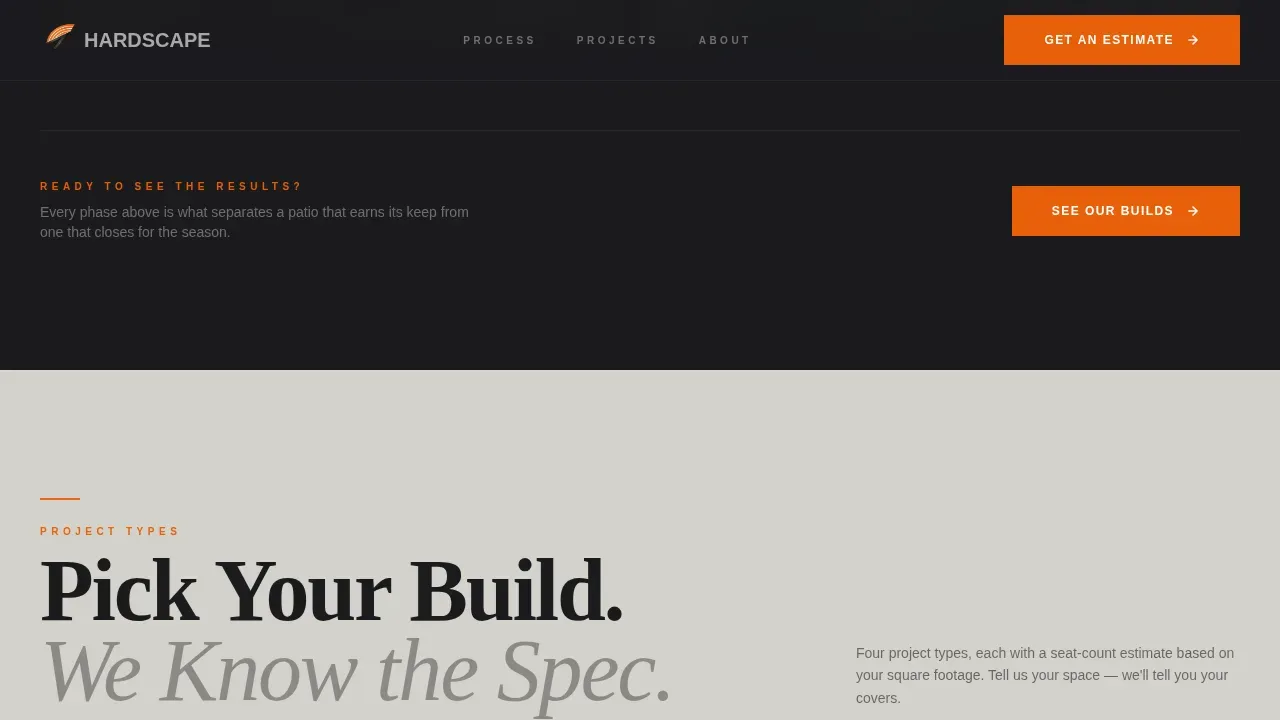 Expert Restaurant Patio Landing Page Template