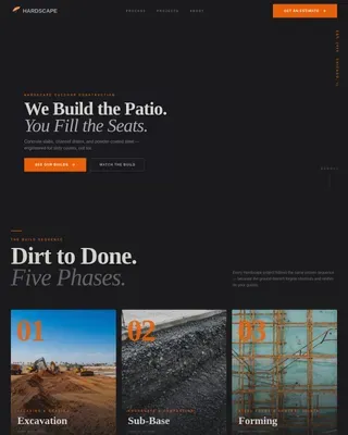 Expert Restaurant Patio Landing Page Template