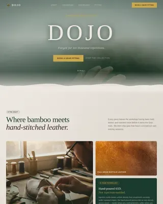 Premium Martial Arts Booking Landing Page Template