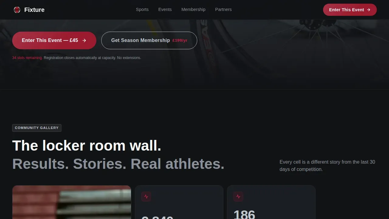 Elite Adaptive Sports Landing Page Template