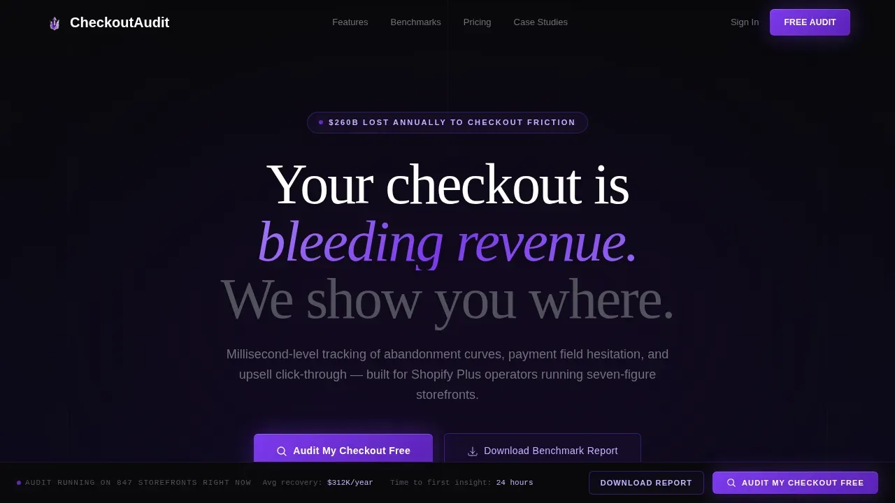 E-Commerce Digital Presence Comparison Website Template