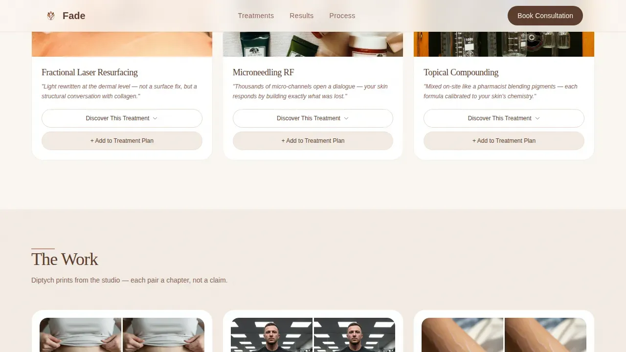 Expert Skin Care Landing Page Template