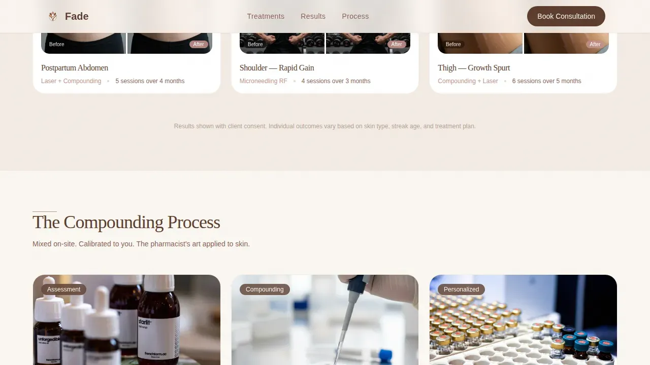 Expert Skin Care Landing Page Template