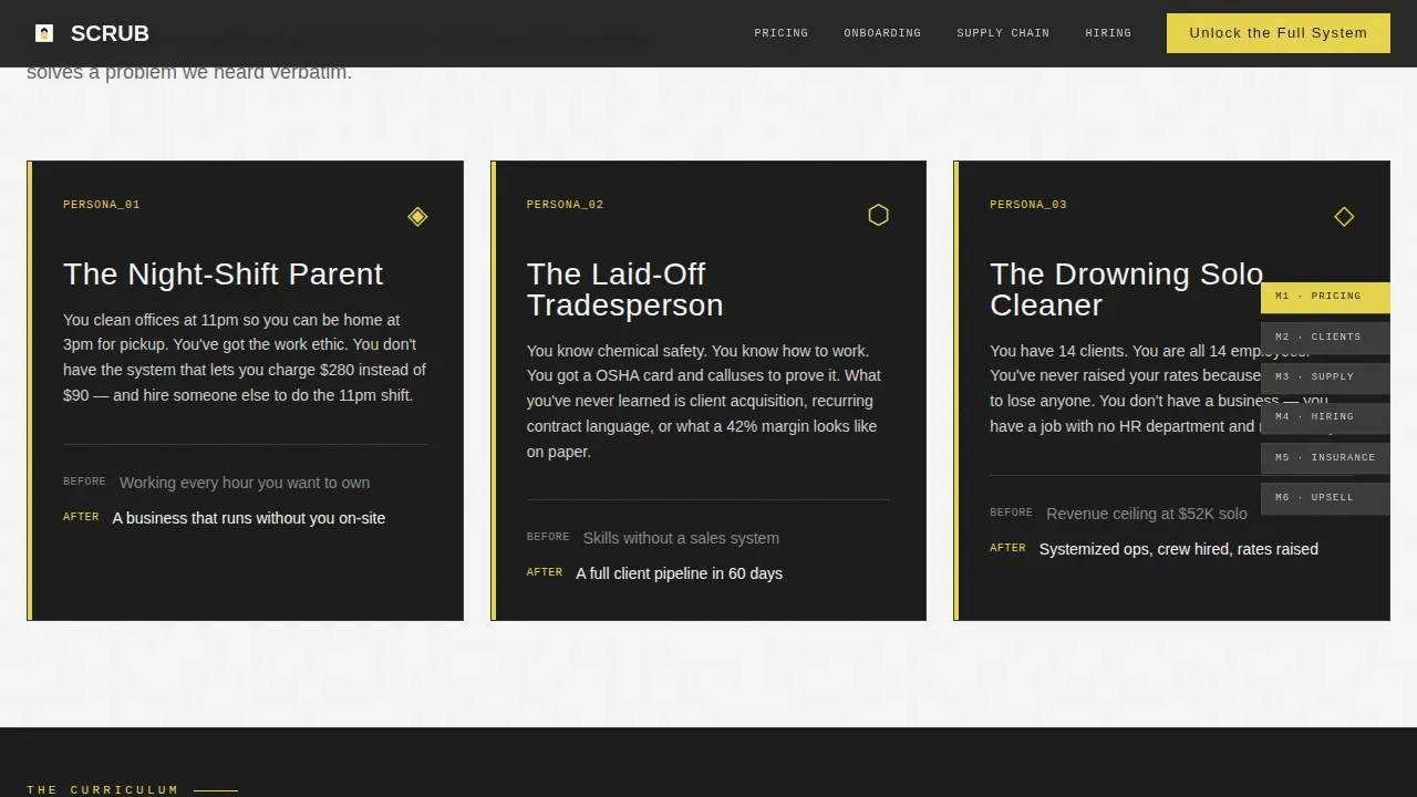 Professional Cleaning Services Landing Page Template