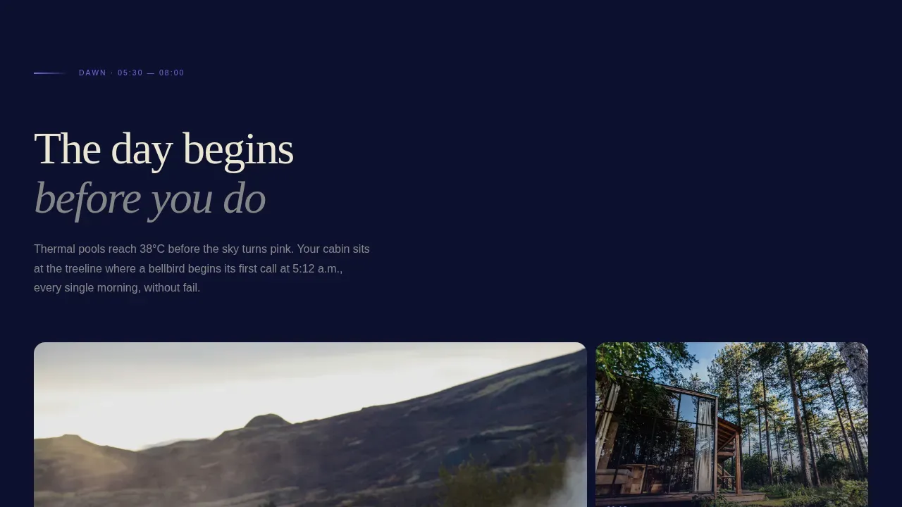 Neo-Retro Wellness Retreat Landing Page Template