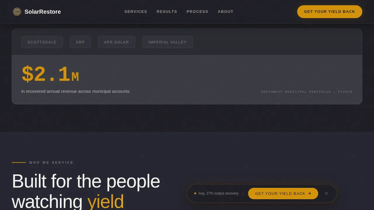 Specialty Cleaning Site Maintenance Website Template