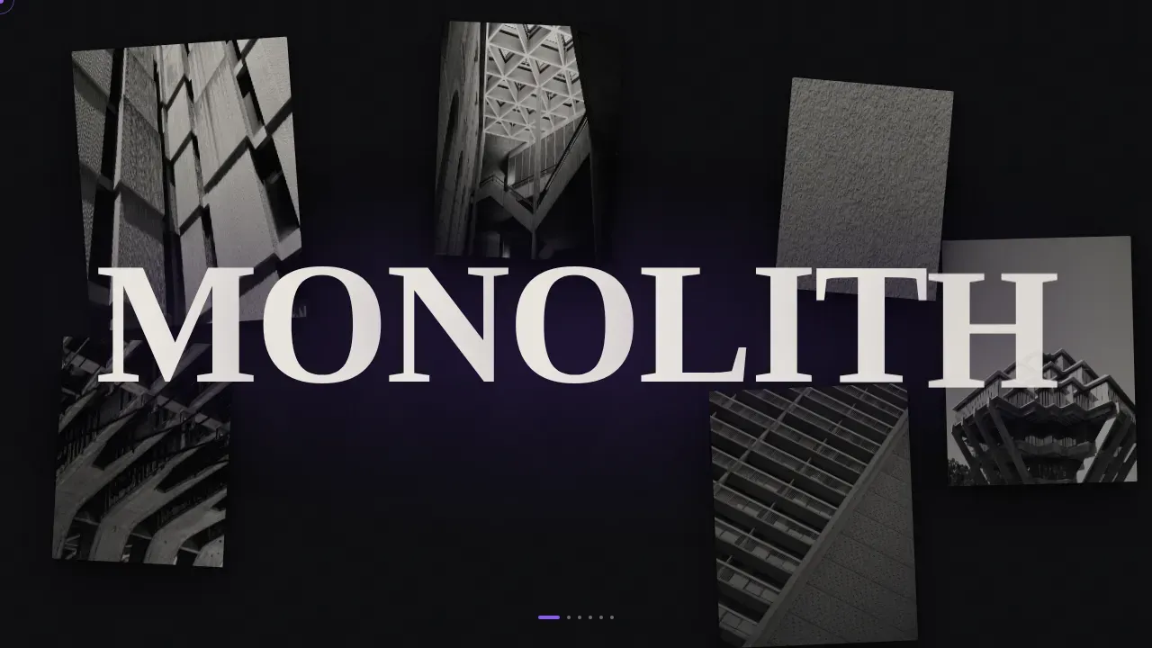 Brutalist Preservation Consultant Landing Page Template