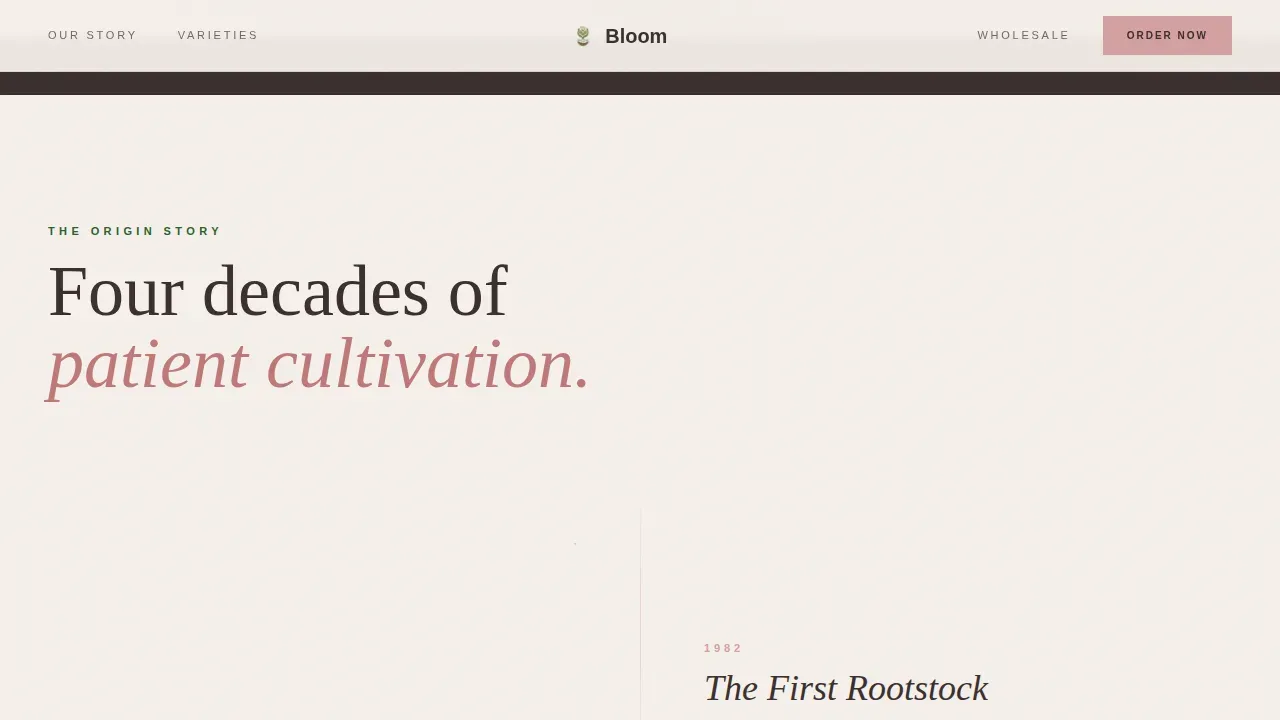 Advanced Specialty Farming Portfolio & Case Study Website Template