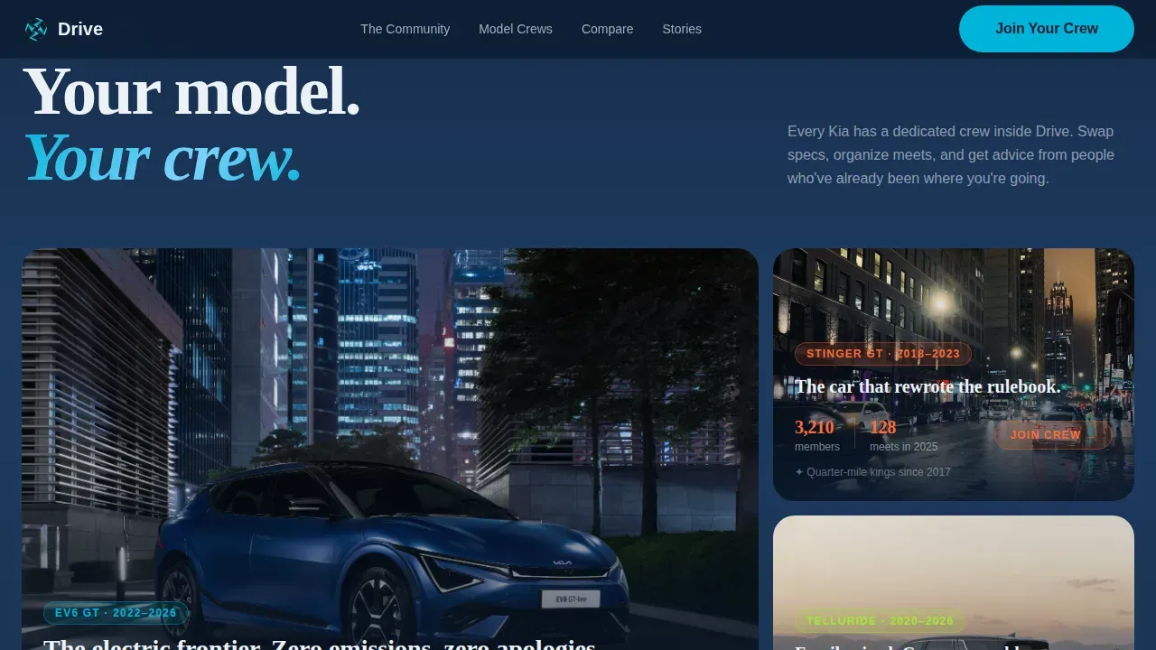 Premium Automotive Club | Free Website Template | Rocket