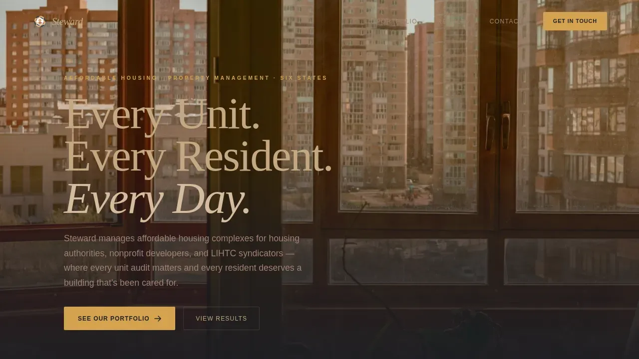 Relentless Housing Ops Landing Page Template