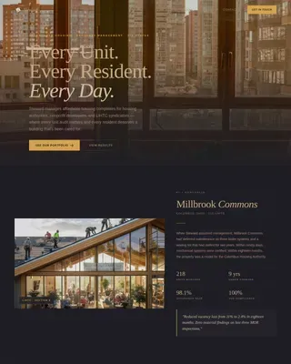 Relentless Housing Ops Landing Page Template