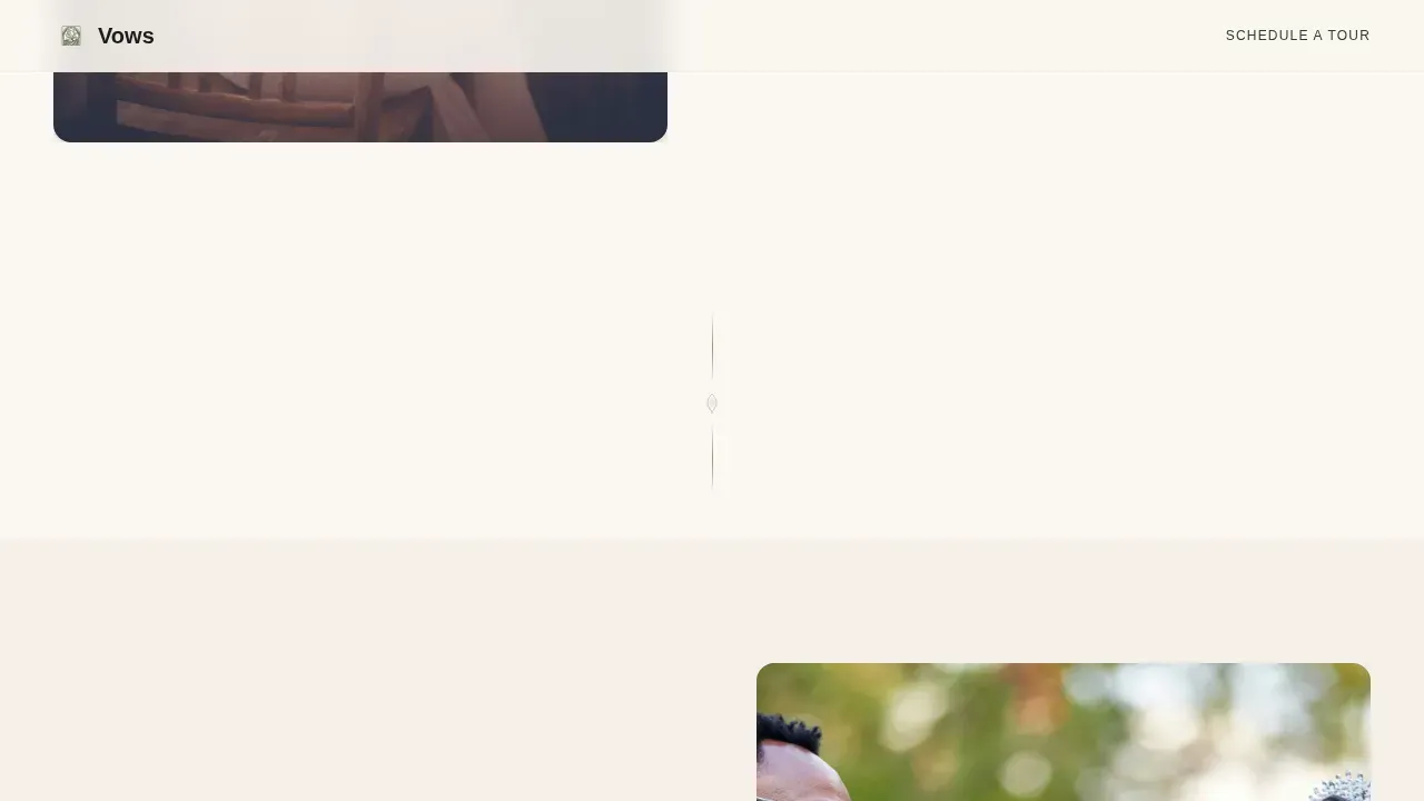 Elegant Venue Booking Landing Page Template
