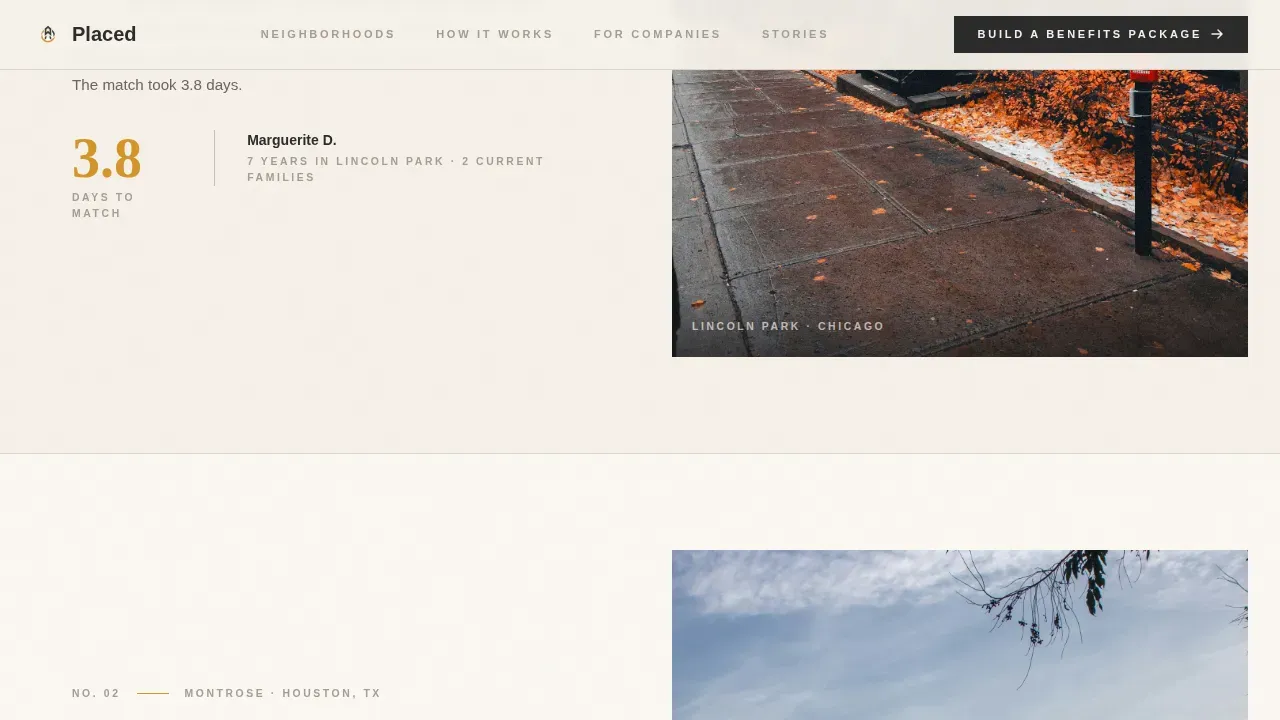 Expert Childcare Placement Landing Page Template