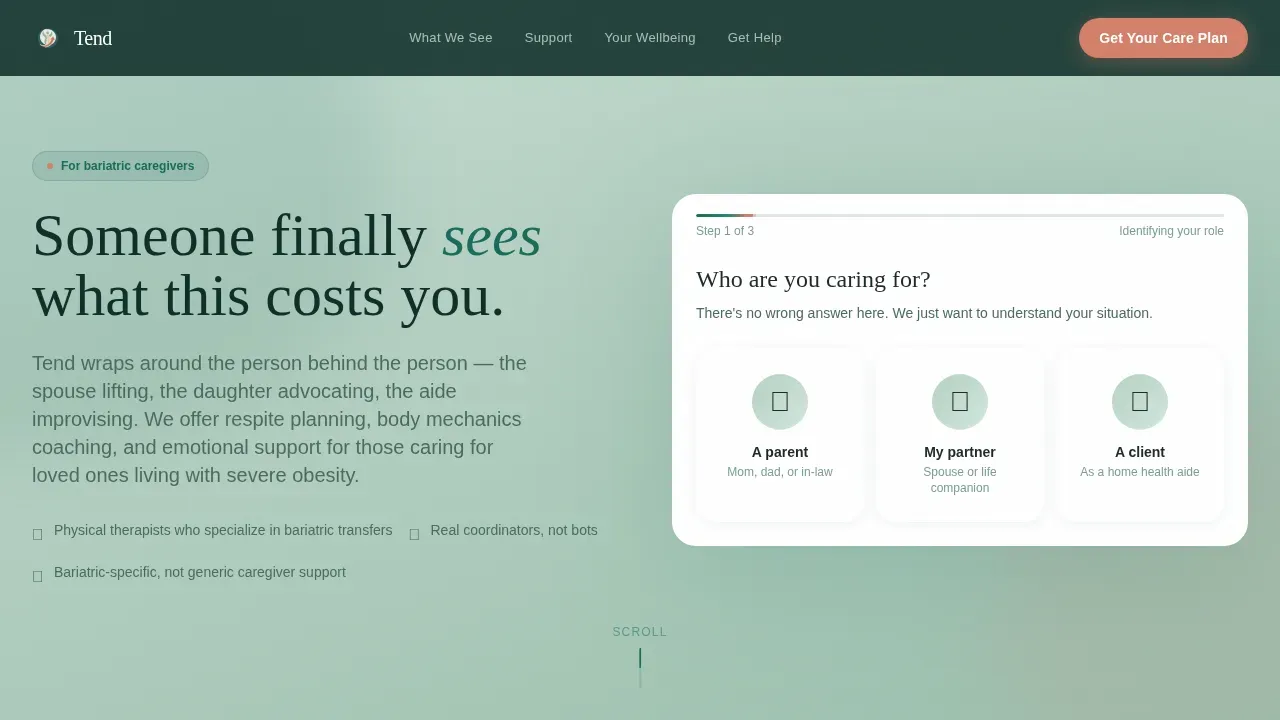 Empathetic Metabolic Support Landing Page Template