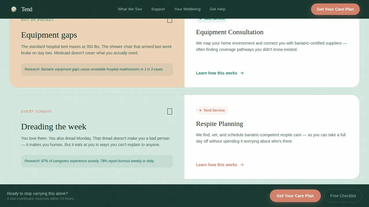 Empathetic Metabolic Support Landing Page Template