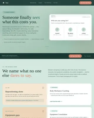 Empathetic Metabolic Support Landing Page Template
