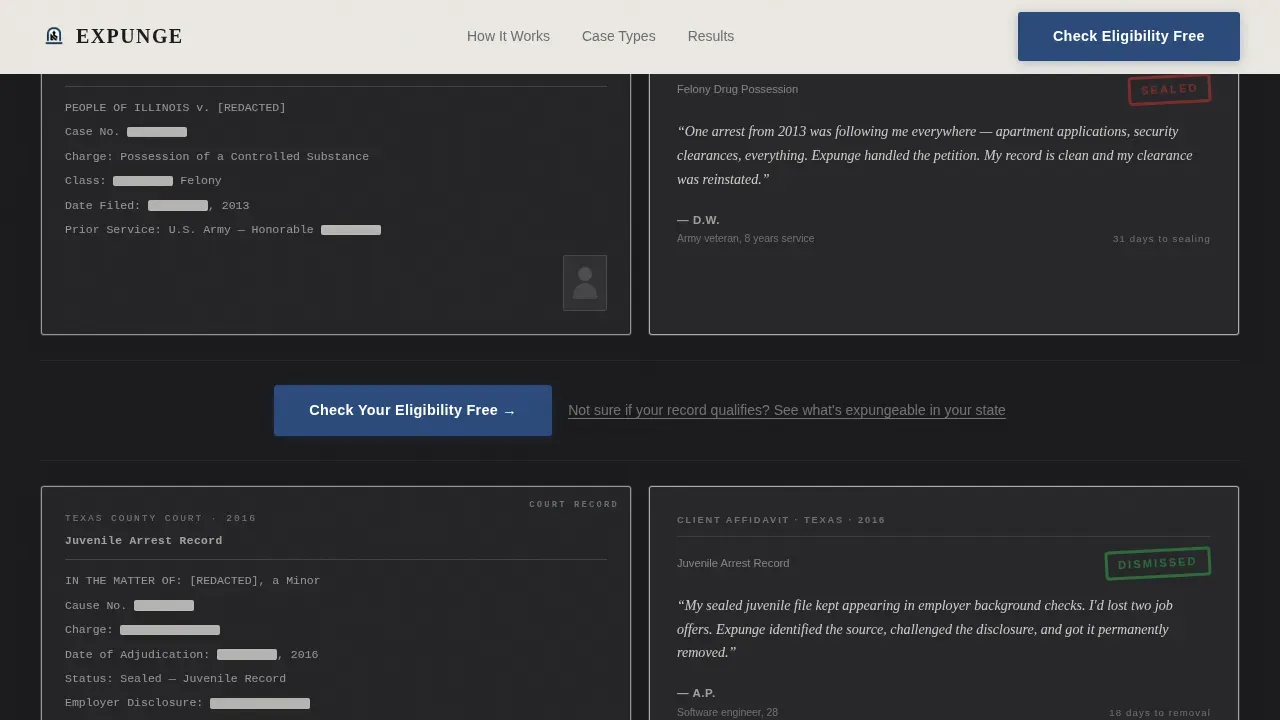 Criminal Justice Lawyer Landing Page Template