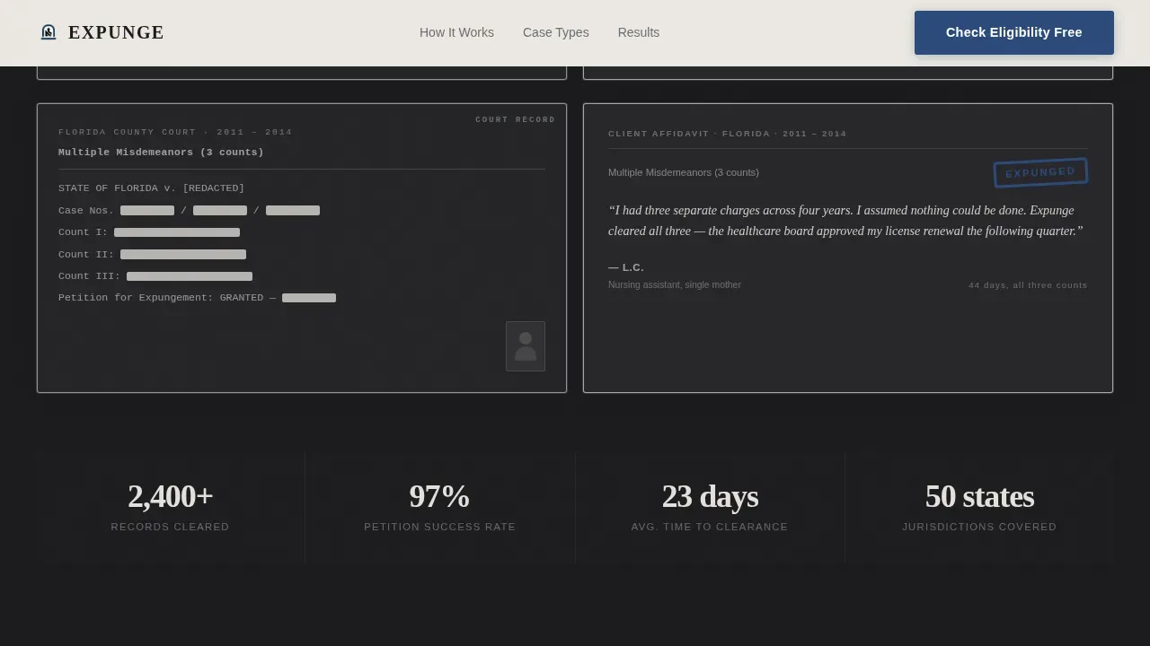 Criminal Justice Lawyer Landing Page Template