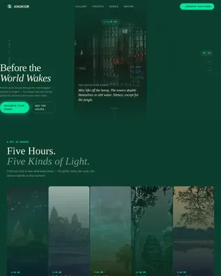 Guided Ancient Pilgrimage Landing Page Template