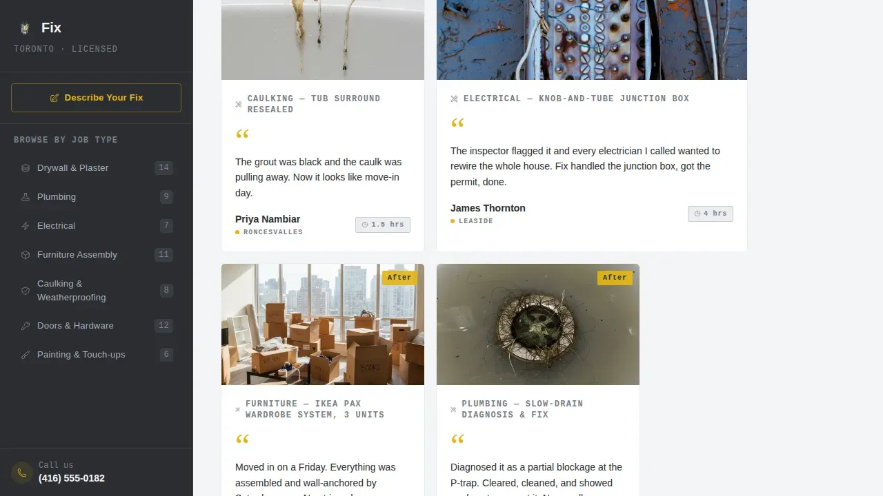 Precision Handyman Services | Free Website Template | Rocket