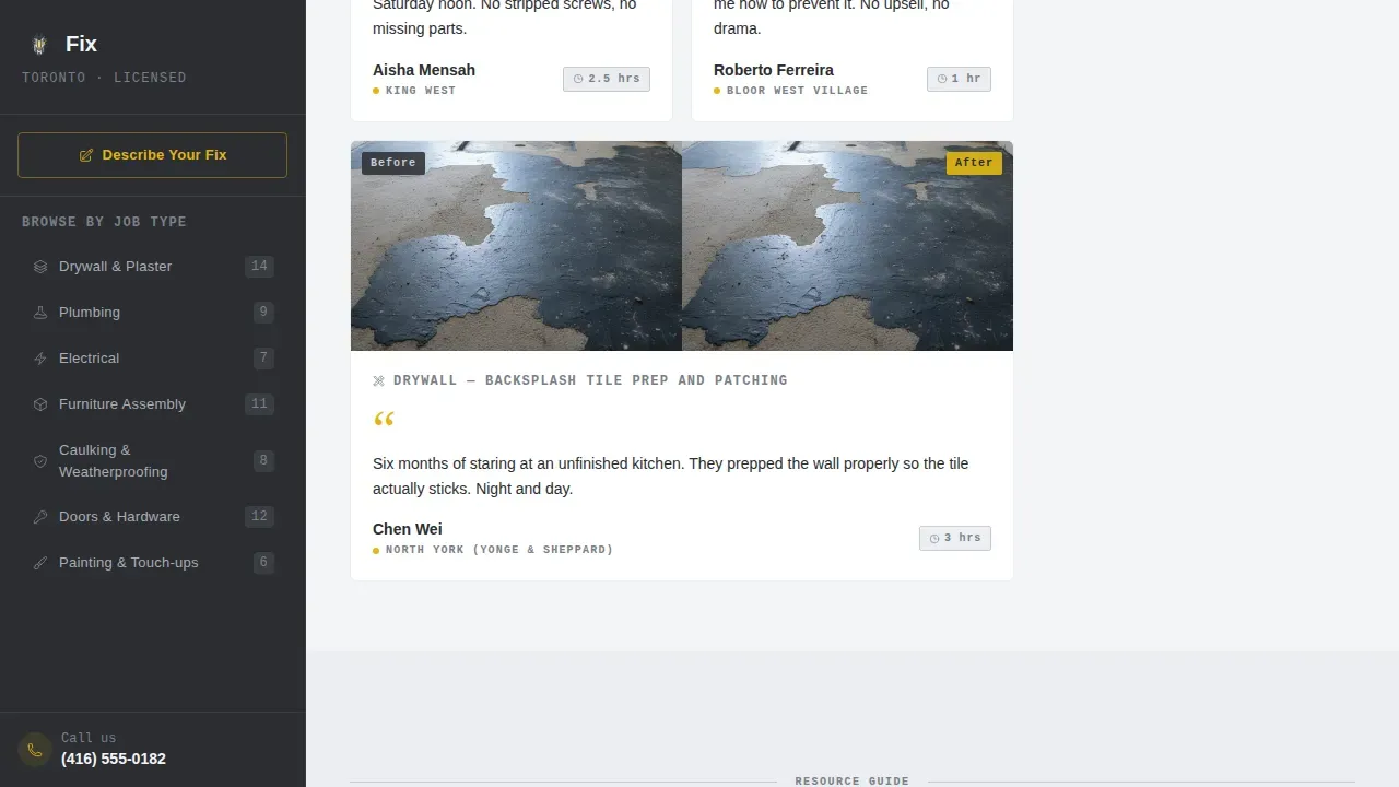 Precision Handyman Services | Free Website Template | Rocket