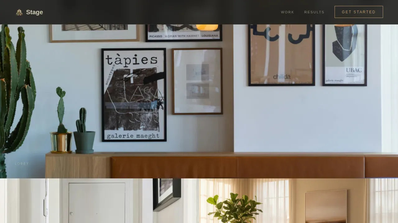Immersive Mixed-Use Development Staging Landing Page