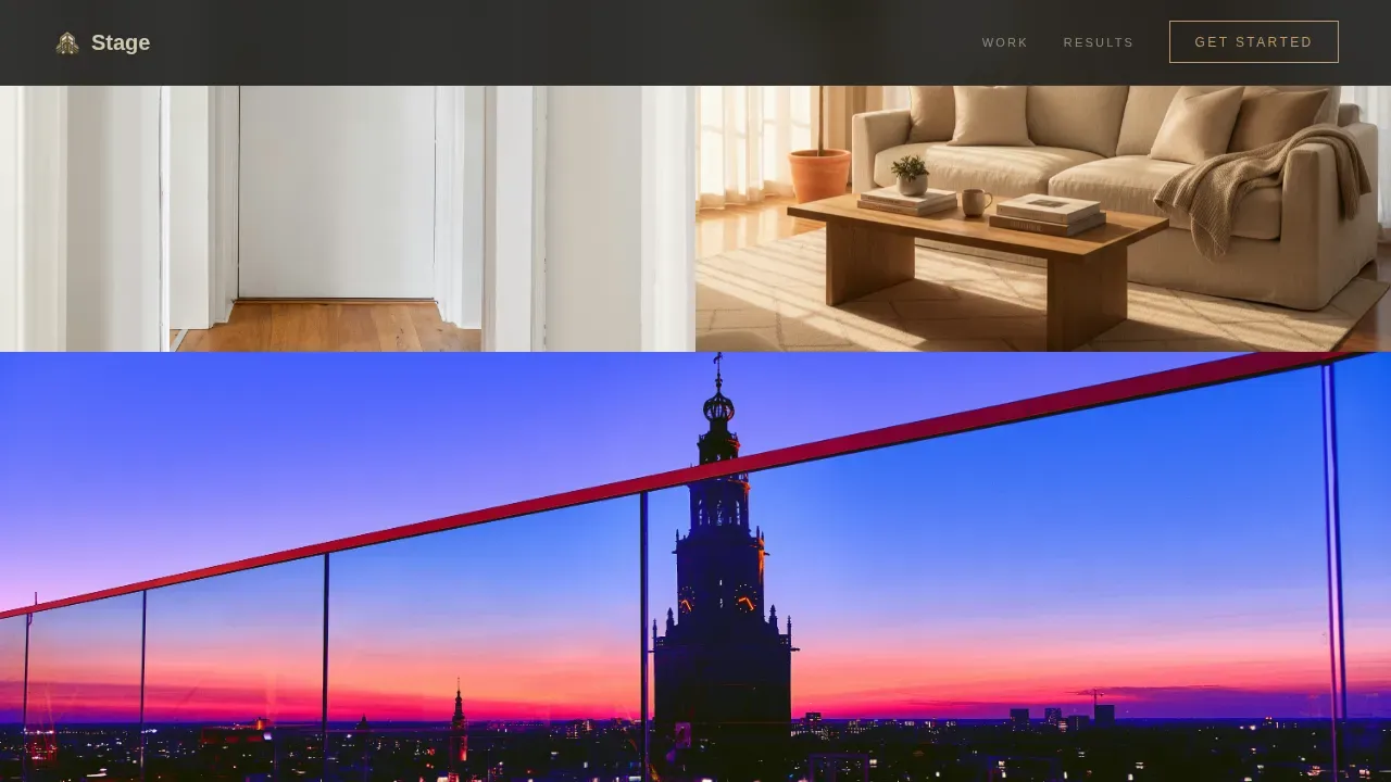 Immersive Mixed-Use Development Staging Landing Page