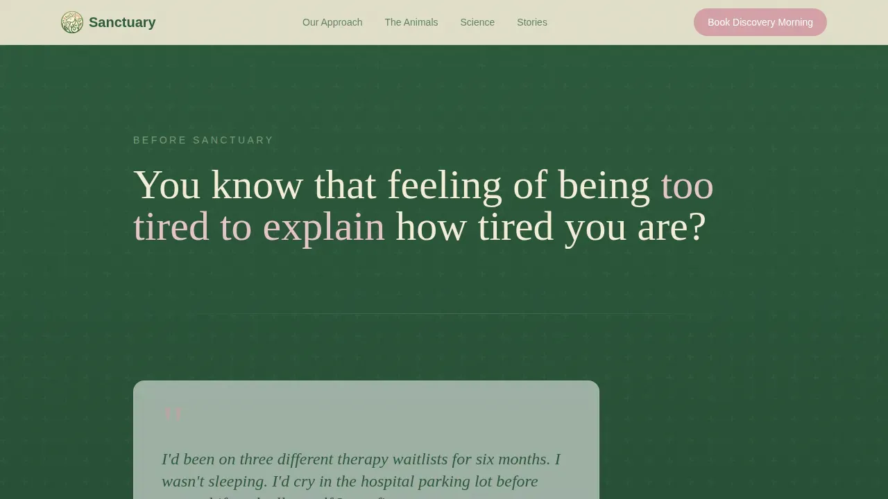 Wellness Modalities Appointment Booking Website Template