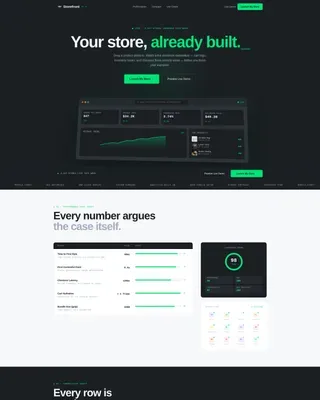 Advanced E-Commerce Digital Presence Professional Website Template