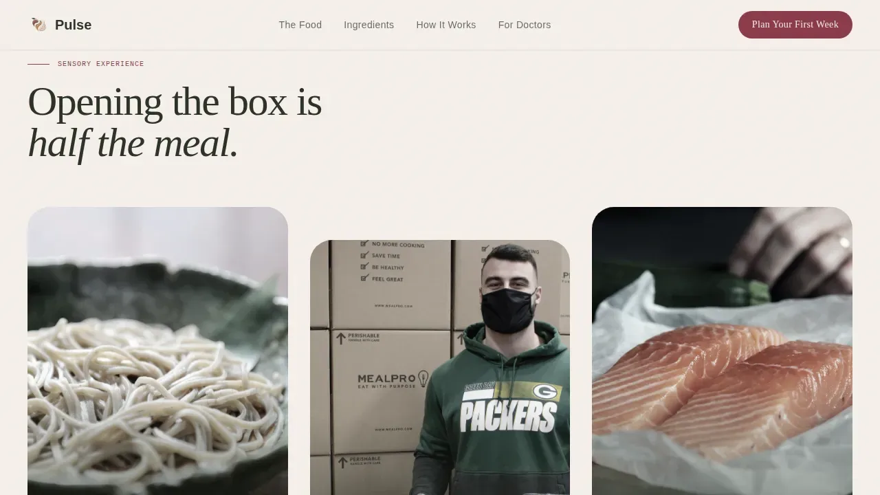 Nutritious Meal Delivery | Free Website Template | Rocket