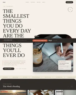 Live Behavior Transformation Landing Page Template