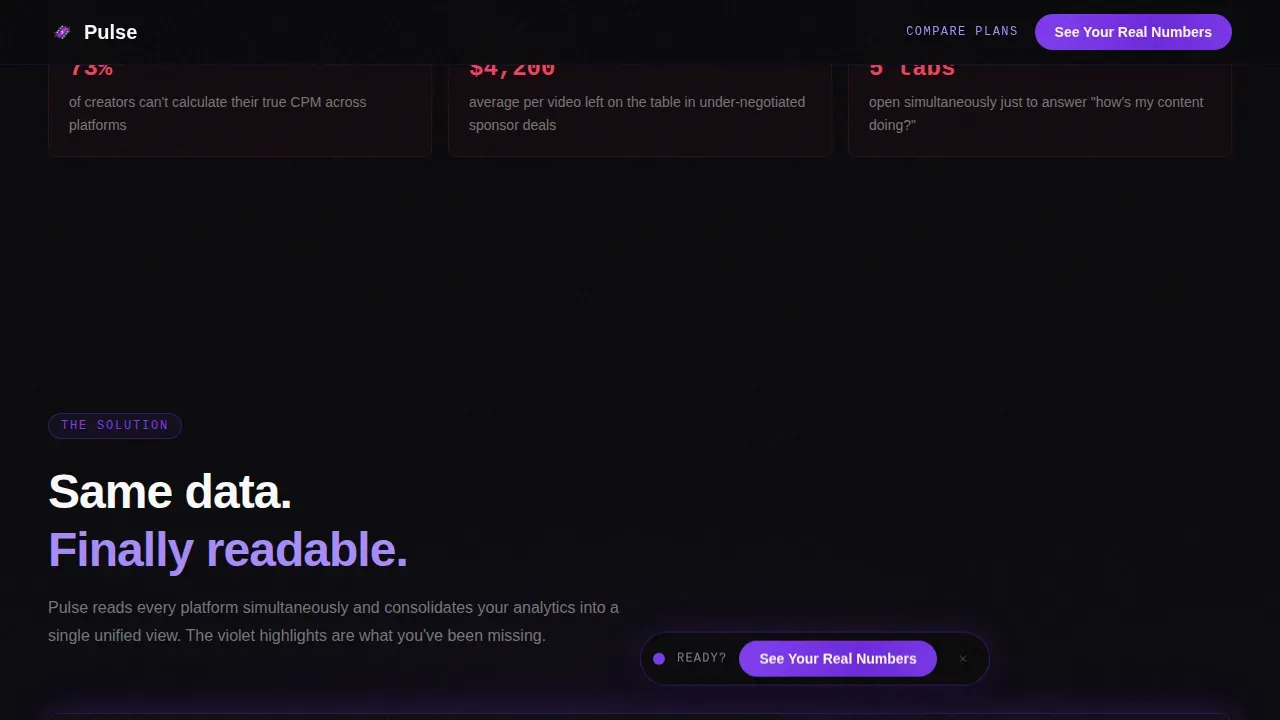 Advanced Advanced Tech & AI Platforms Comparison Website Template