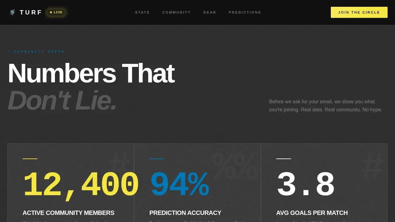Dynamic Field Hockey Landing Page Template