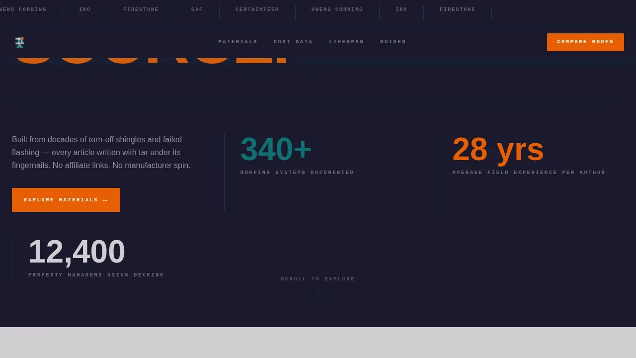 Roofing Digital Presence Professional Website Template
