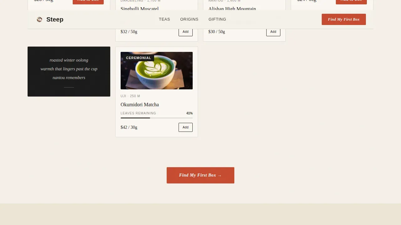 Subscription Box Services Professional Website Template
