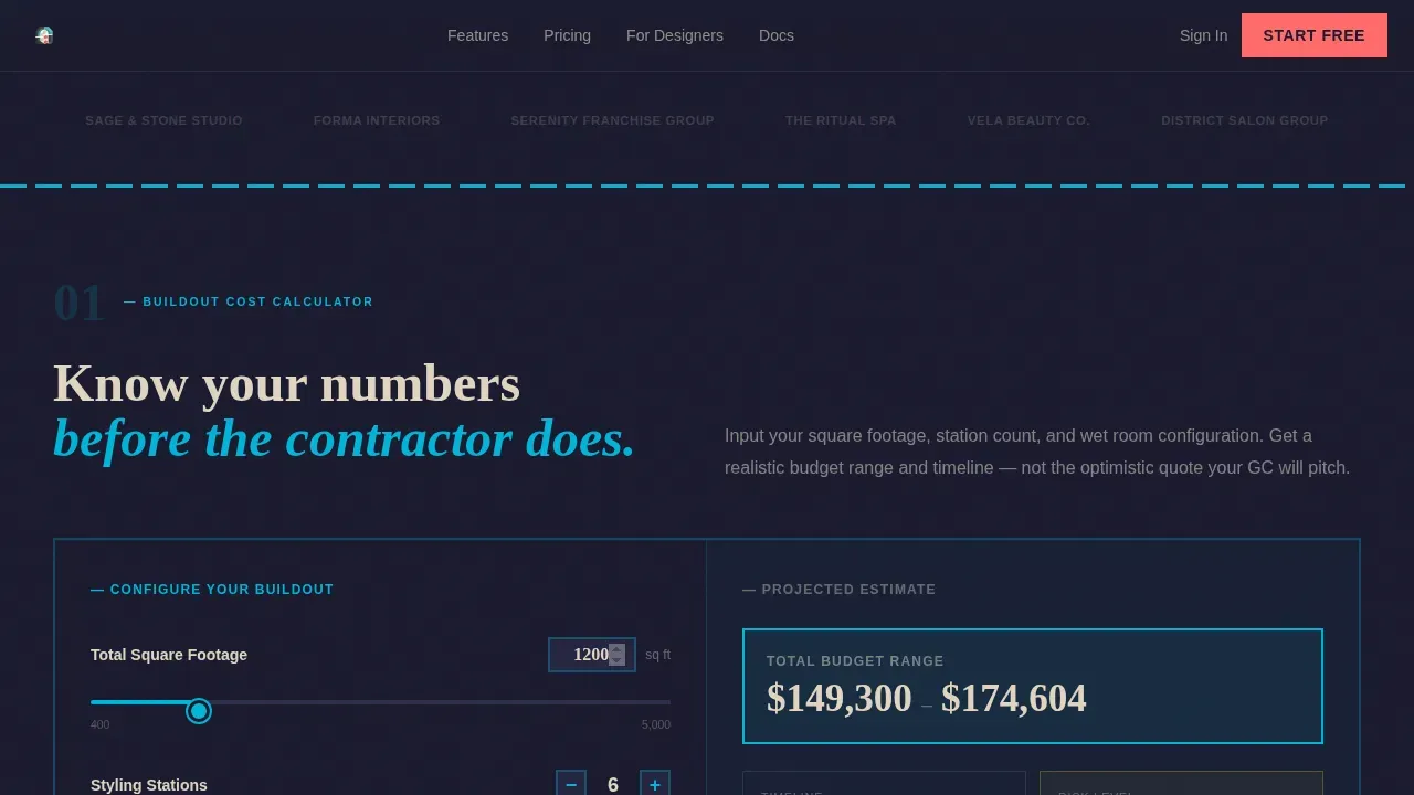 Bold Salon Operations Landing Page Template