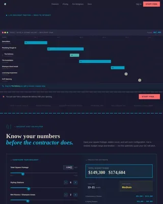 Bold Salon Operations Landing Page Template