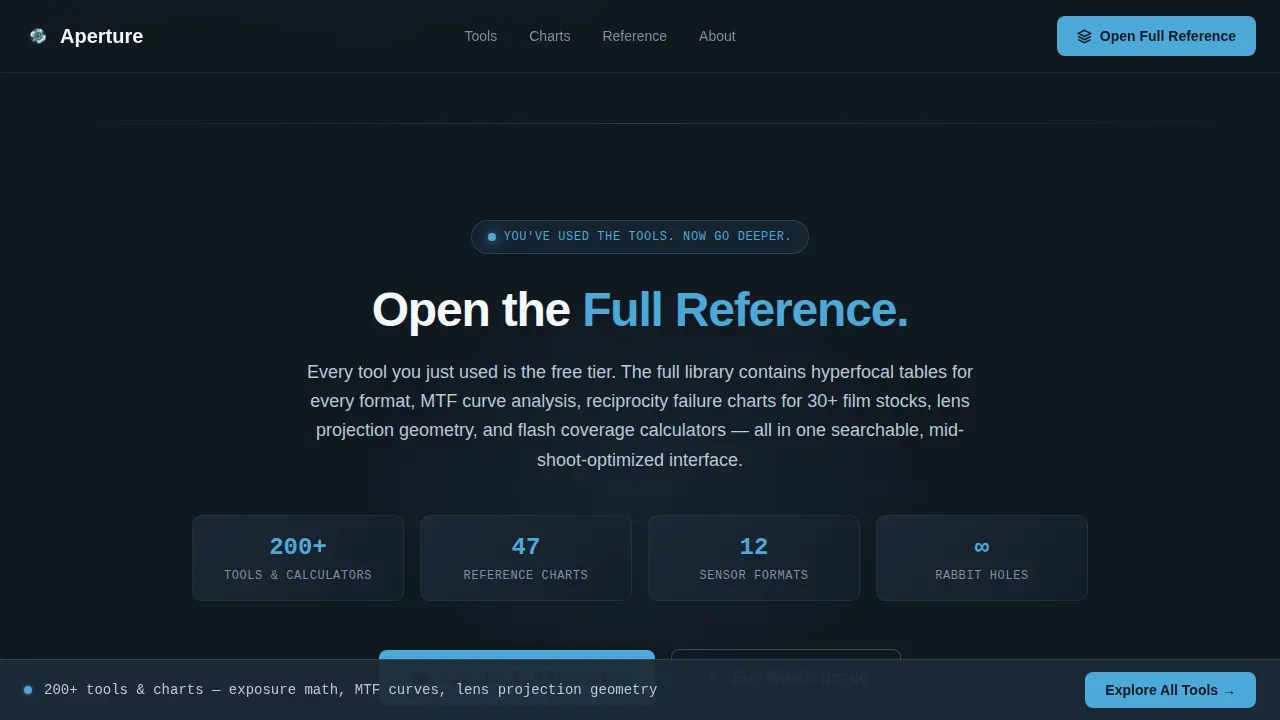 Photography Digital Presence Cost Estimator Website Template