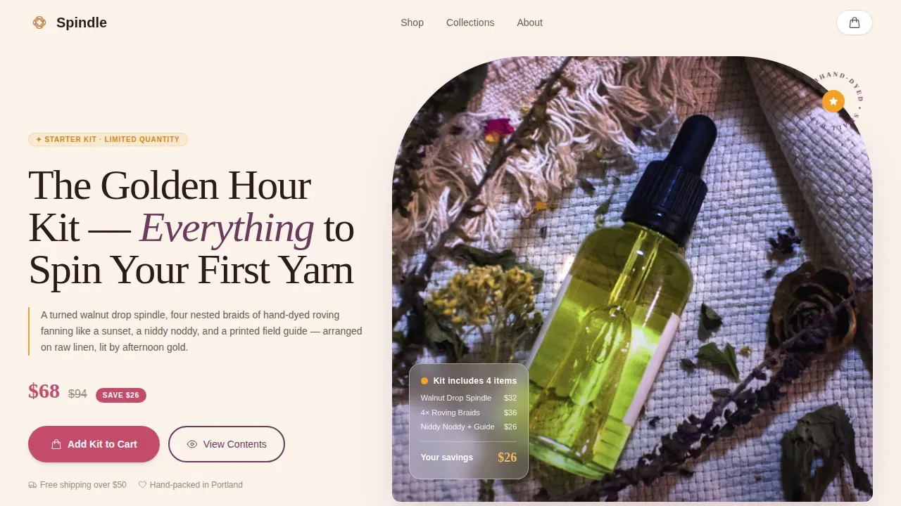Hobby & Passion Supplies Professional Website Template