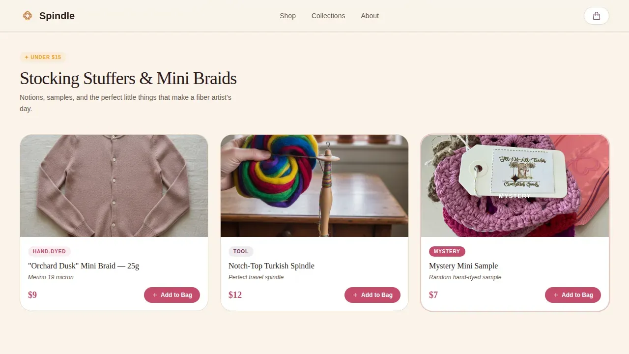 Hobby & Passion Supplies Professional Website Template