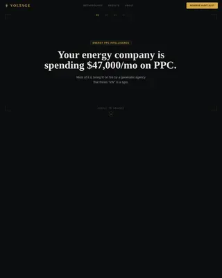 Energy PPC Agency Landing Page Template