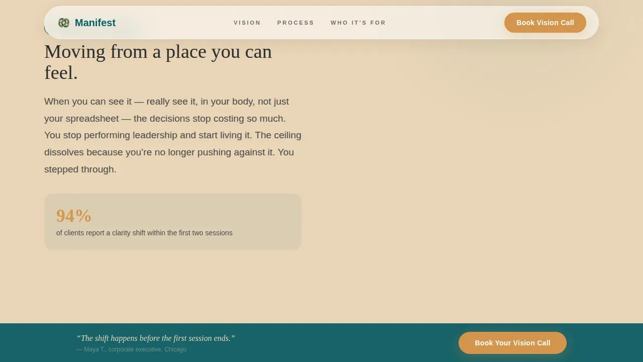 Specialized Wellness Programs Booking Website Template