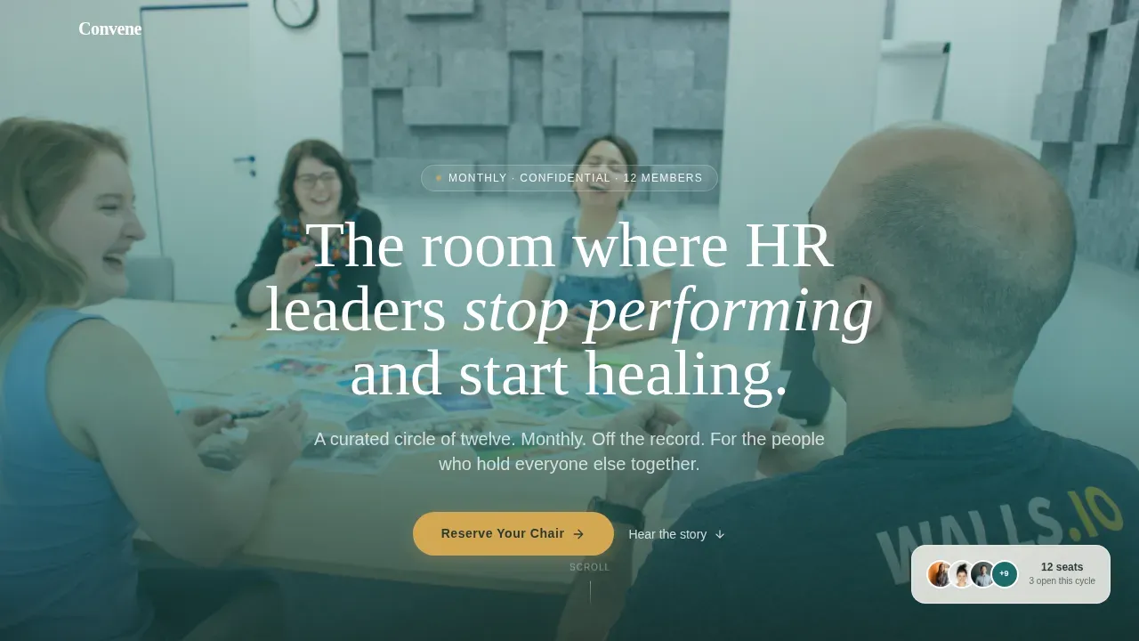Inclusive HR Leaders Community Landing Page Template
