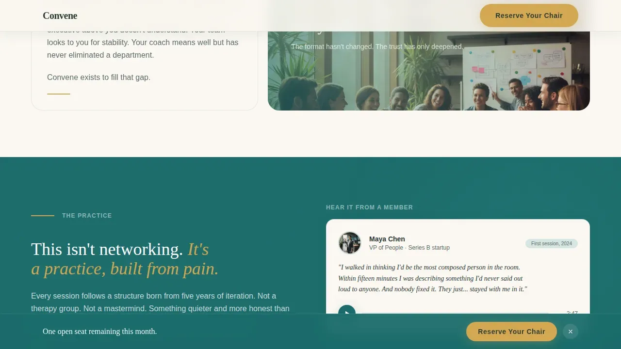 Inclusive HR Leaders Community Landing Page Template