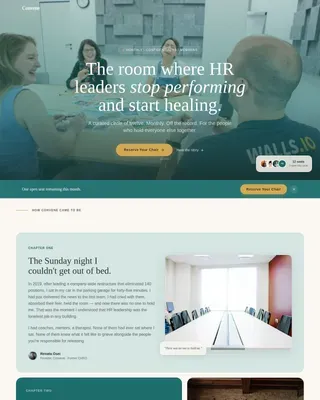 Inclusive HR Leaders Community Landing Page Template