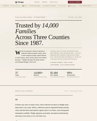 Reliable Asset-Based Lending Landing Page Template