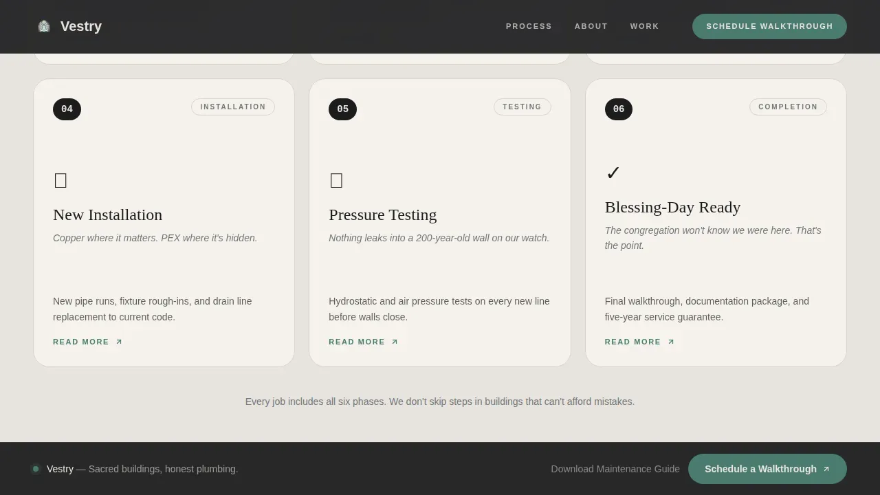 Expert Plumbing Contractor Landing Page Template