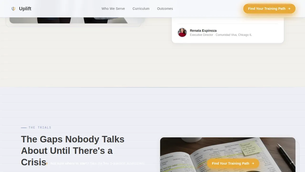 Expert Nonprofit Training | Free Website Template | Rocket